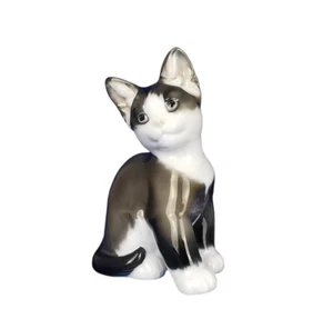 ROSENTHAL Porzellanfigur Sitzendes Kätzchen um 1945 T. Kärner 1119 Katze 12,8 cm - Picture 1 of 10