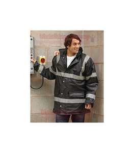 Yoko Security Jacket Waterproof Work Coat mens parka- S M L XL 2XL 3XL - Picture 1 of 3