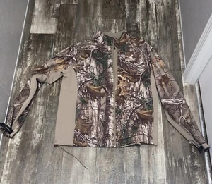 Kings RiverlCamouflage Full Zip Hunting Jacket Realtree Scent Factor Sz L - Picture 1 of 9
