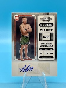 2023 UFC Jack Della Magddalena Contenders Optic Rookie Ticket Auto!👊🏻📈#CO-JDM