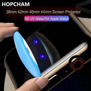 UV Glass Nano Liquid For Apple Watch 49mm 42mm 40mm 44mm SE 8 6 Screen Protector - Picture 1 of 16