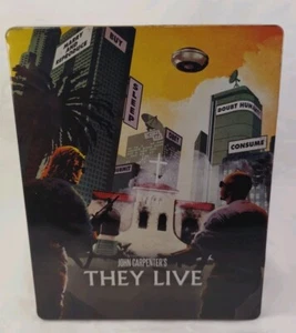 They Live (Blu-ray Disc, 2017, SteelBook Limited Edition) Disc IS Immaculate!😎 - Picture 1 of 6