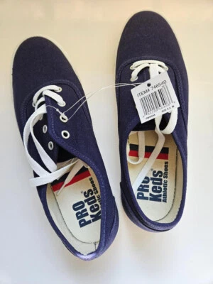 Zapatilla deportiva PRO KEDS Jumpkick con cordones para mujer talla 9,5 azul y blanco nueva Foto 1 de 4