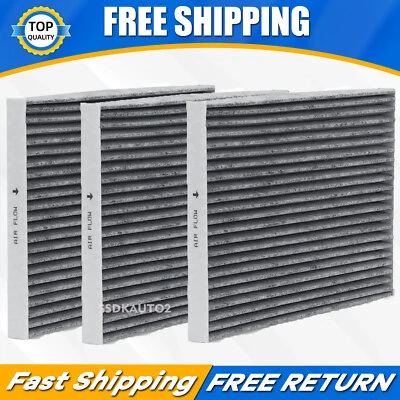 Filtro de ar de cabine 3 peças para 2016 2017 2018 2019-2021 Ram 1500 2500 3500 4500 - Imagem 1 de 4