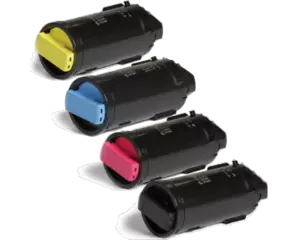 PRINTER TONER CARTRIDGE 4 PACK/SET - XEROX VERSALINK C500/C505 - Picture 1 of 2