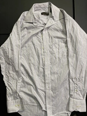 Camisa con botones DONALD J TRUMP para hombre 15 1/2 34/35 Signature Collection 37 Foto 1 de 4