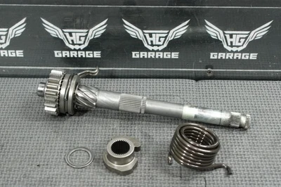 2003 年 HONDA XR70R 原始设备制造商 KICKSTART KICK START SHAFT W IDLER GEAR 28221-086-700 — 第 1/4 张图片