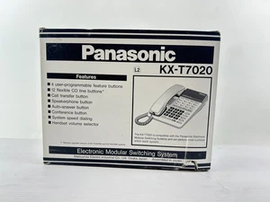 Panasonic KX-T7020 für Advanced Hybrid System Telefon weiß Telefonanlage - Bild 1 von 4