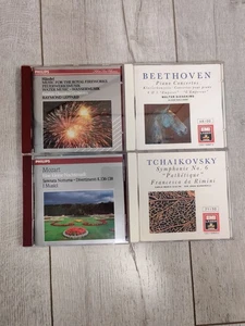 collection of four classical music CDs. Mozart Beethoven Tchaikovsky Händel - Picture 1 of 10