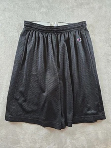 Champion Shorts Youth Boys Large Black Mesh Basketball Running 8" Inseam *Read - Picture 1 of 8