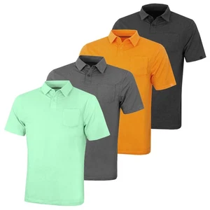 Under Armour Mens CC Scramble Charged Cotton Stretch Golf Polo Shirt 36% OFF RRP - Picture 1 of 12