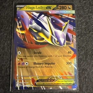 Tarjeta Pokémon Mega Latios ex 100/132 Mega Evoluciones TCG casi nueva - Imagen 1 de 4