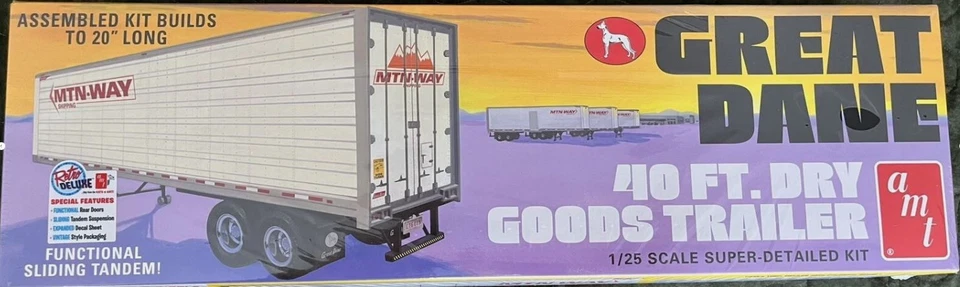 Remolque refrigerado AMT, 2 ejes - MTN-WAY para montar y pintar, 1/24, AMT118... Foto 1 de 1