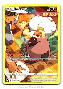 Rockruff, Tg07/30, silver Tempest, Illustration Rare, NM - Picture 1 of 2