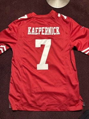 Colin Kaepernick 49ers 球衣 #7 中号耐克 NFL 49ers 足球 — 第 1/4 张图片