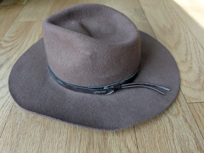 Sombrero de Vaquero Vintage Eddy Bros. Bushman 100% Lana Marrón Talla Pequeña - Leer Descripción Foto 1 de 4