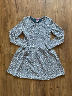 Yigga Langarm Kleid Grau Mit Sternen, Mädchen Gr 146/152 - Bild 1 von 2
