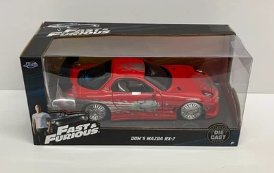JADA Fast & Furious DOM'S MAZDA RX-7 Die-Cast 1/24 scale (NEW) - Image 1 of 4