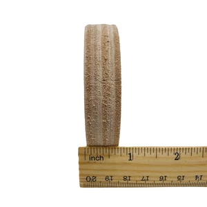 3" Leather Stropping and Polishing Wheel for Bench Grinders W/ 10mm Arbor (3/... - Picture 1 of 12