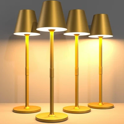 LED CordlessTable Lamp,4000mAh Rechargeable Battery Desk lamp,3 Level Brightn... - Image 1 of 4