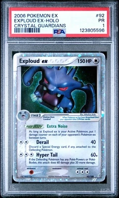 2006 POKEMON EX CRYSTAL GUARDIANS #92 EXPLOUD EX-HOLO PSA 1 - Image 1 of 2