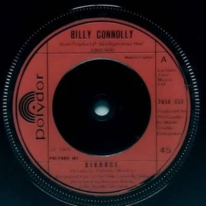 Billy Connolly - D.I.V.O.R.C.E. / Cuckoo [7" 45 rpm Single] UK Import - Picture 1 of 1