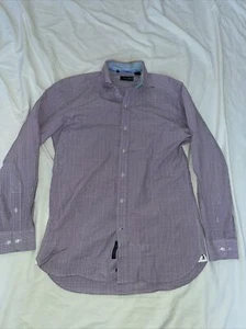 Bobby Jones Mens Button Down S Pink Plaid Shirt Cotton Golf - Picture 1 of 9