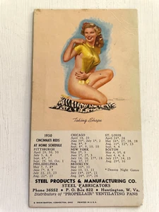 1950 Pinup Girl Blotter de MacPherson - Tomando forma - Imagen 1 de 2