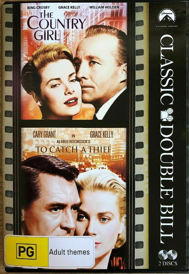 The Country Girl & to Catch a Thief Classic Double DVD R4 ( 2 Disc Set )