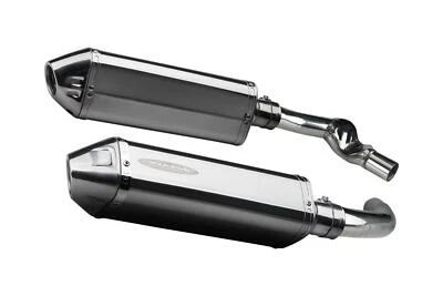 Delkevic 13 英寸一脚蹬不锈钢三孔消声器本田 CBR1000F - 87-99 排气 — 第 1/2 张图片