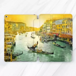 Vintage Italy Venice Street Case For iPad 10.2 Air 3 4 5 Pro 9.7 11 12.9 Mini - Picture 1 of 6