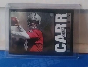 2014 Topps Chrome Mini 1985 #18 Derek Carr Rookie RC Oakland Raiders - Picture 1 of 2