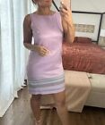 Petite Sophisticate Size 12 100% Silk Lavender Purple Knee Length Dress