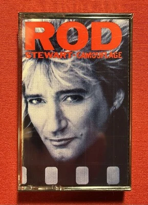 Rod Stewart - Camouflage Cassette Tape 1984  New & Sealed - Image 1 of 4