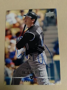 2008 Brad Hawpe Colorado Rockies Autographed Upper Deck Card - Picture 1 of 4