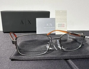 Marco y estuche de gafas Armani Exchange modelo AX 1050 6003 gris y dorado - Imagen 1 de 18