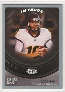 Cooper Rush 2017 Sage Hit In Focus Silver parallel #50 Cowboys Central Michigan - Picture 1 of 1
