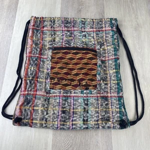 aMano - Artisan Made Fair Trade Ethnic Boho Bag - Drawstring - Made in Guatemala - Picture 1 of 5