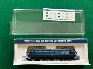 New Tomix N scale 2019 J.R. Electric Locomotive EF66 with box - USA - Picture 1 of 14