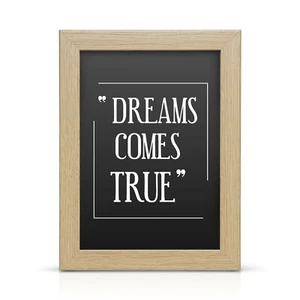 OAK WOOD EFFECT PHOTO FRAME PICTURE FRAME POSTER SIZE FRAMES All SIZES AVAILABLE - Picture 1 of 4