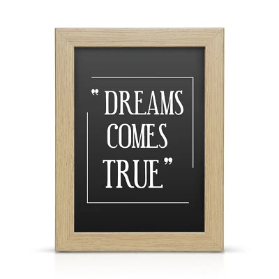 OAK WOOD EFFECT PHOTO FRAME PICTURE FRAME POSTER SIZE FRAMES All SIZES AVAILABLE - Image 1 of 4