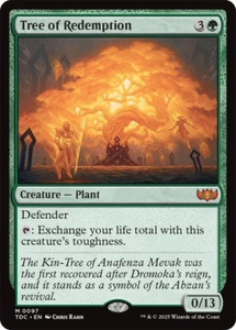 MTG Magic 1x Tree of Redemption (M/NM) Commander Tarkir Dragonstorm - Photo 1 sur 1