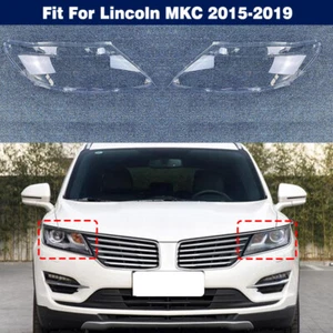 1 par de cubiertas de faros de lente transparente + sellador para Lincoln MKC 2015-2019 - Imagen 1 de 7