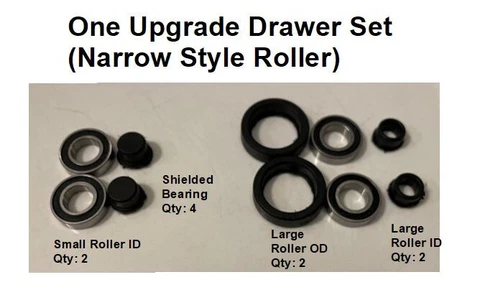 Ball bearing upgrade steelcase tanker desk drawer roller narrow style Cover