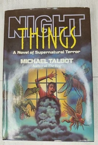 Night Things Michael Talbot 1988 Wm Morrow HC/DJ 80's Satanic Panic Horror - Picture 1 of 10
