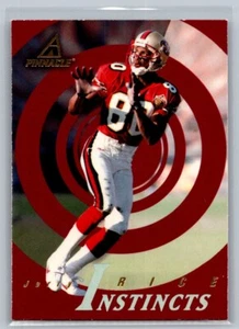 Tarjeta de Jerry Rice 1997 Pinnacle #187 de los 49ers de San Francisco - Imagen 1 de 2