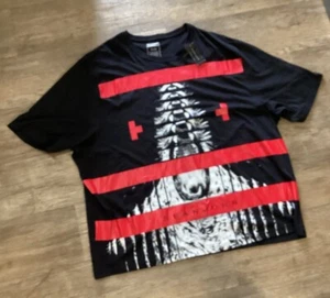 Sean John Mens T-Shirt Size 5XB Black Roaring Tiger King Big & Tall - Imagen 1 de 5