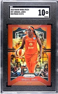 2020 Panini Prizm WNBA #37 Jonquel Jones Red Prizm /275 SGC 10 Gem Mint - Picture 1 of 2