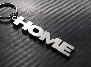 Home Sweet Home House New Move Keyring Keychain Key Fob Bespoke Stainless Steel - Picture 1 of 1