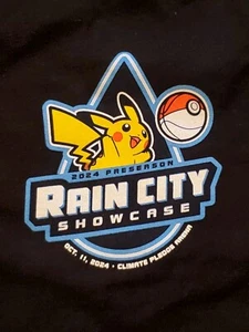 Pokemon Rain City Showcase Pikachu NBA shirt XL Exclusive Seattle - Picture 1 of 3